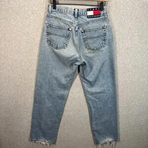 Vintage 90s Y2K Tommy Hilfiger Mom Jeans 28x28 Loose Baggy Light Fade Classic